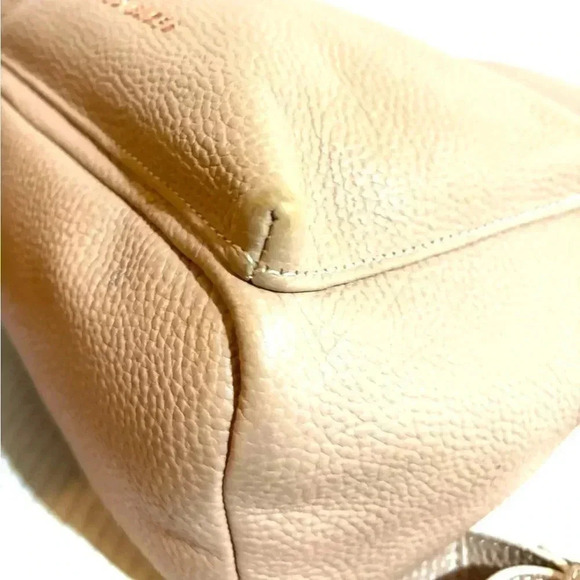 Carla Mancini brown/ gold suede satchel handbag main image 5